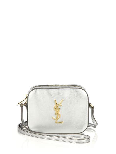 ysl glitter bag silver|YSL over the shoulder bag.